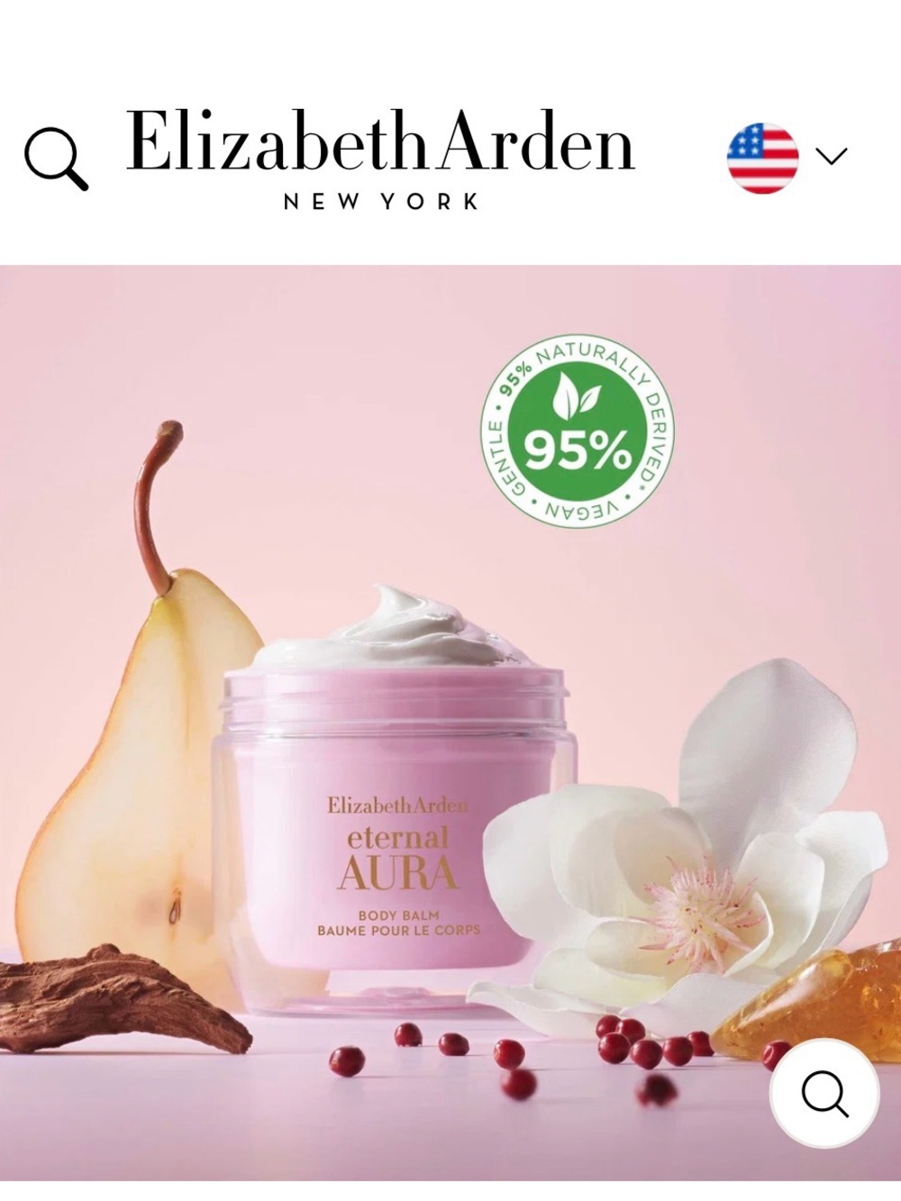 Elizabeth Arden Eternal Aura Body Balm - Soft Pink